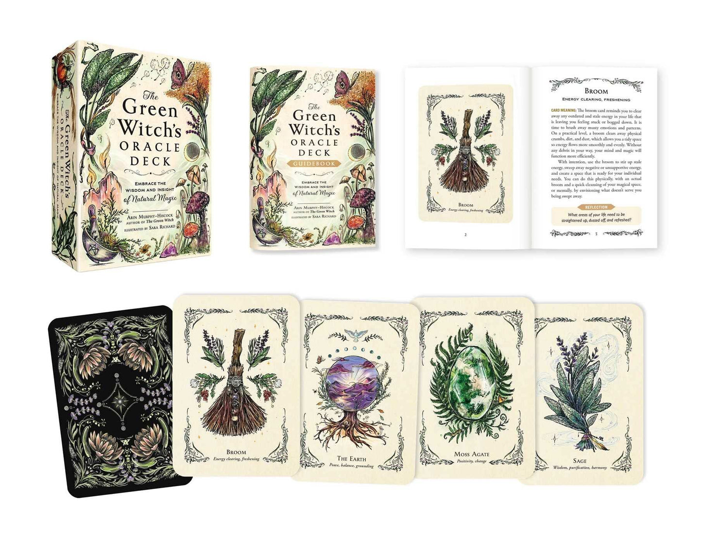 The Green Witch's Oracle Deck And Guidebook