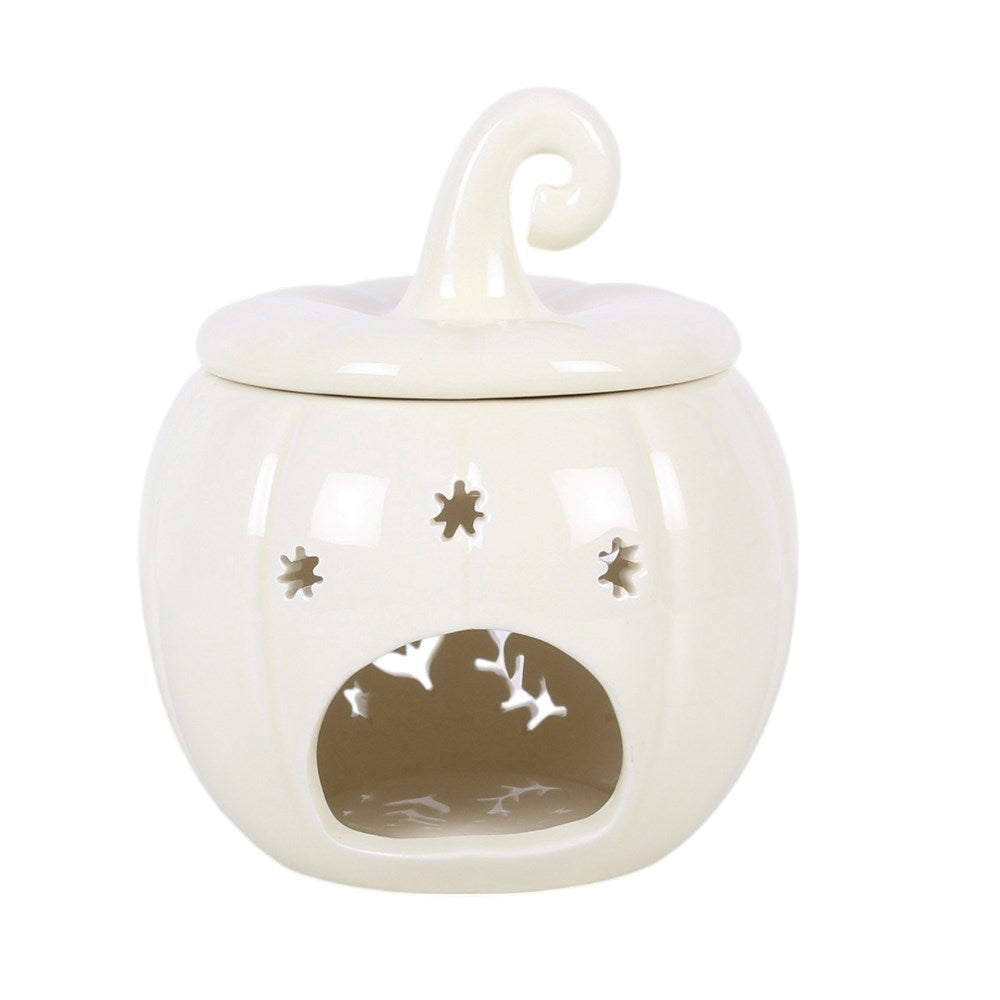 Cream Folk Pumpkin Oil Burner and Wax Warmer