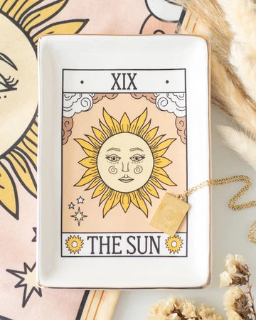 The Sun Vintage Tarot Trinket Dish