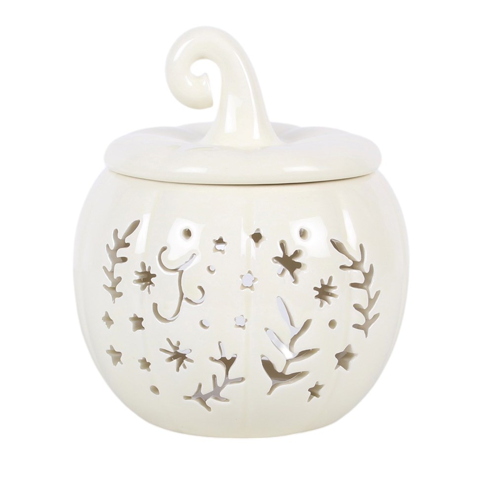 Cream Folk Pumpkin Oil Burner and Wax Warmer