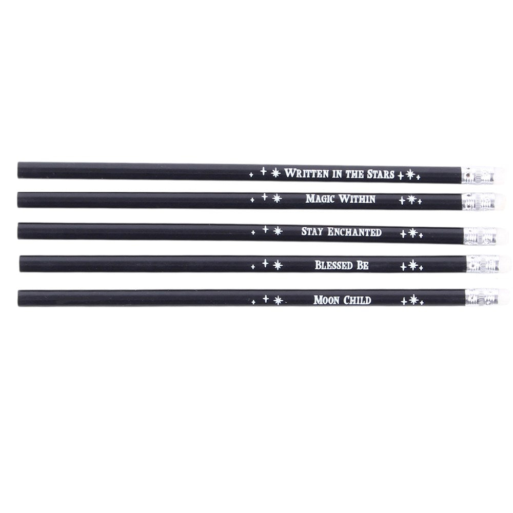 Pack of 5 Spellbound Secrets Pencils