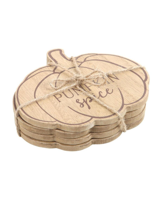 Pumpkin Spice Wooden Coasters