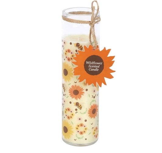 Bee Radiant Wildflower Tube Candle